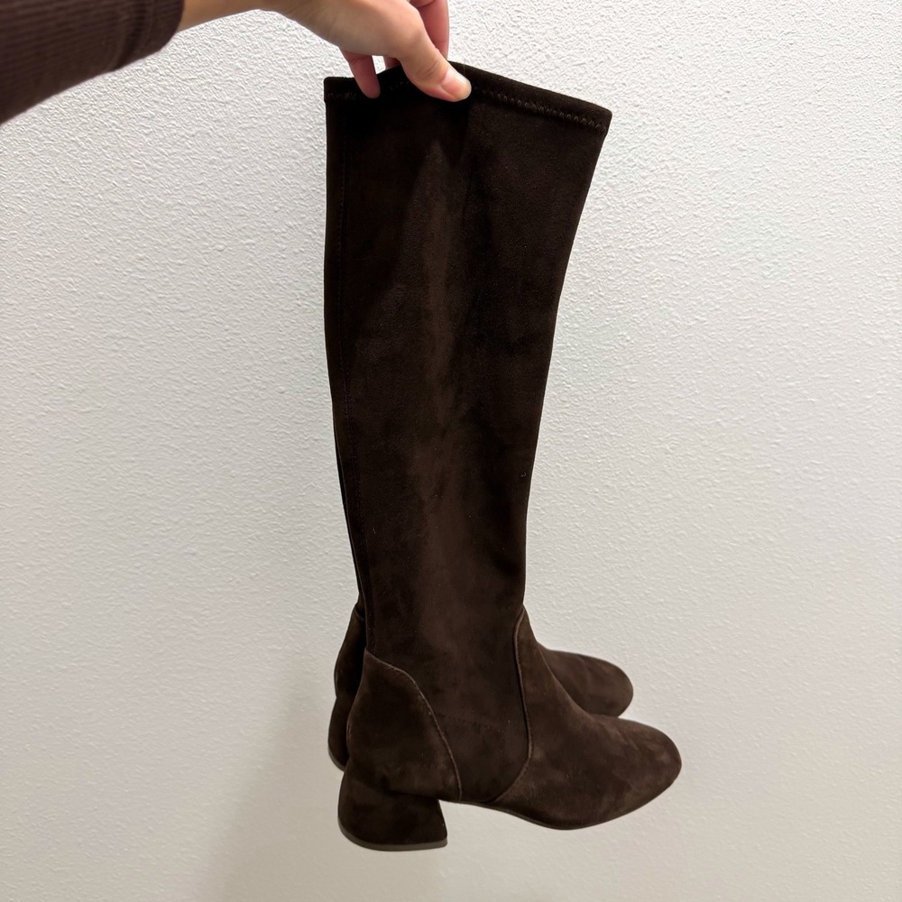 Gentle Souls Women Emily Stretch Boot Knee High Sock Boot Size US 5‎ Chocolate